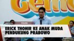 Erick Thohir Kunjungi TKN Fanta Ajak Menangkan Prabowo-Gibran