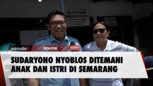 Momen Ketua DPD Gerindra Jateng Nyoblos Di TPS 19 Gayamsari Semarang