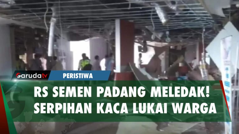 RS Semen Padang Meledak! Warga Terkena Serpihan Kaca Hingga Loteng yang Ambruk