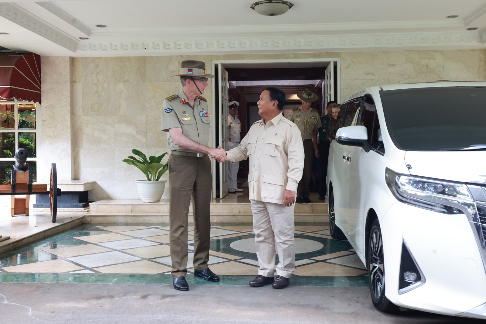 Menhan Prabowo Terima Kunjungan Panglima Angkatan Bersenjata Australia