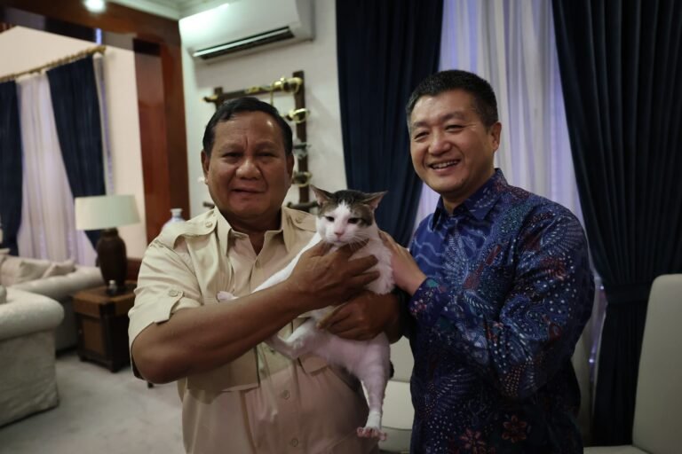 Bobby The Cat Dampangi Prabowo saat Terima Kunjungan Dubes Tiongkok di Kertanegara