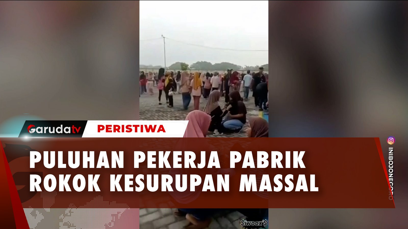 Merinding! Detik - Detik Puluhan Kerja di Pabrik Rokok Kesurupan Massal