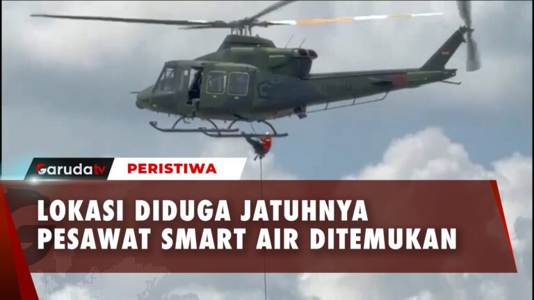 Tim SAR Gabungan Berhasil Temukan Titik Pesawat yang Hilang di Kalimantan