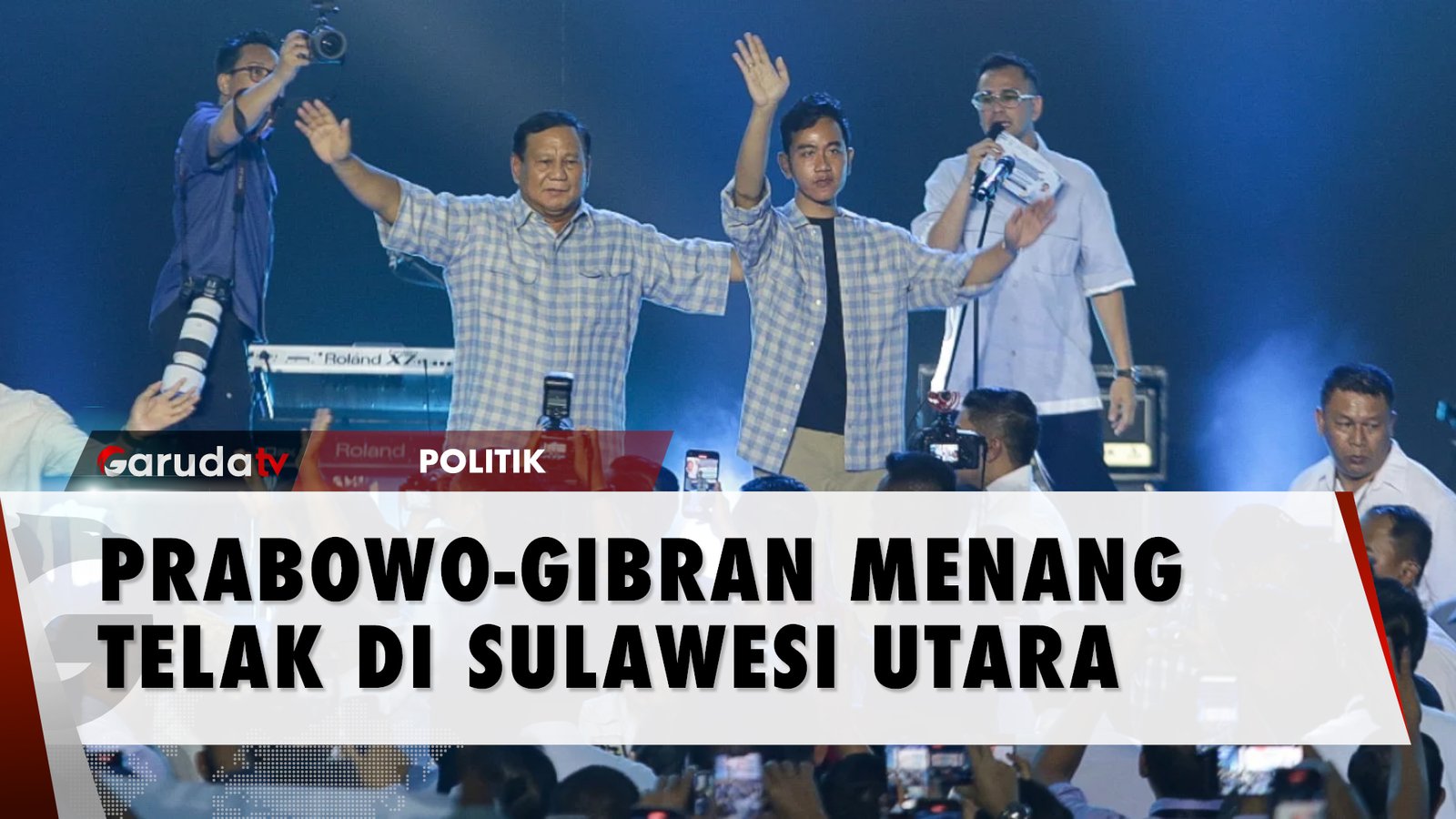 KPU: Prabowo-Gibran Menang Telak di Sulawesi Utara, Disusul Ganjar-Mahfud