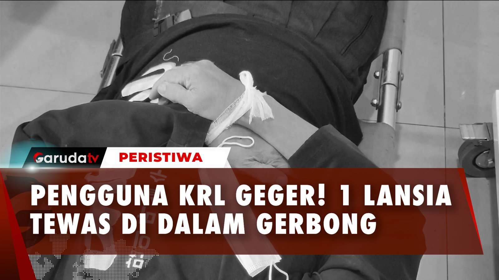 Seorang Lansia Meninggal Dunia di Dalam KRL, Begini Kronologinya.....