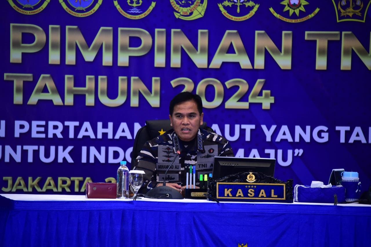 Rapim TNI AL 2024, KSAL Siap Bangun Pertahanan Laut Tangguh untuk Indonesia Maju