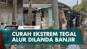 Tegal Alur Dilanda Banjir Akibat Cuaca Ekstrem yang Melanda Beberapa Waktu Terakhir