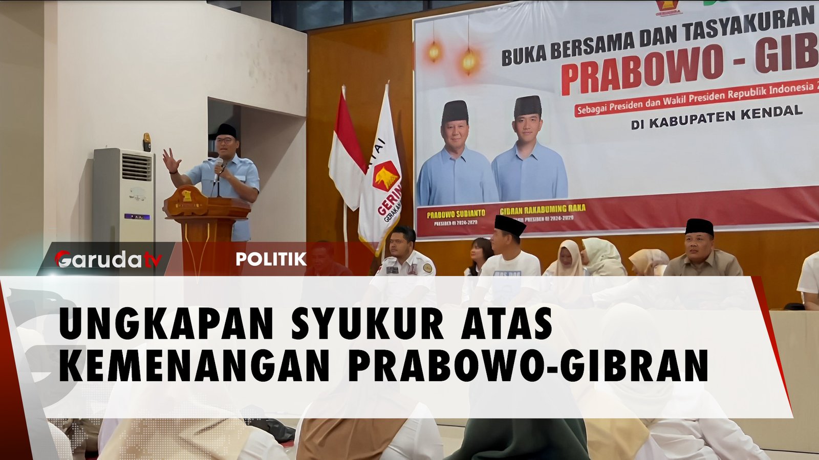 Ketua DPD Gerindra Jateng Sudaryono Serahkan Sapi Untuk Tasyakuran Prabowo-Gibran