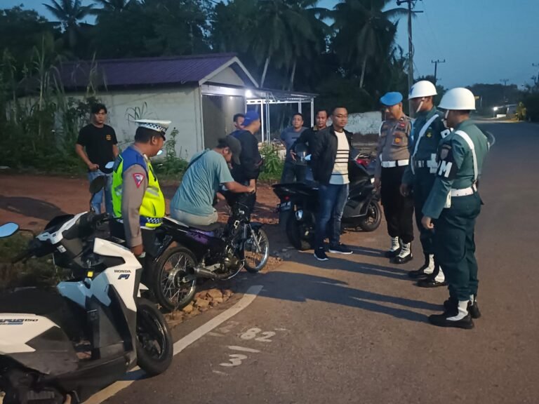 Kerap Resahkan Warga, TNI AL dan Polri Jaring Puluhan 22 Pembalap Liar di Bangka Belitung