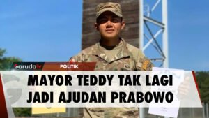 Tak Lagi Jadi Ajudan Prabowo, Ini Jabatan Baru Mayor Teddy