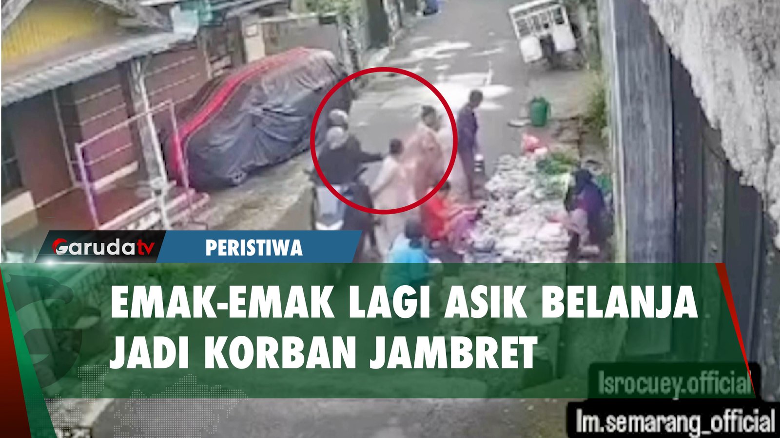 Pakai Emas 20 Gram Saat Belanja Sayur, Emak Ini Kena Jambret 😱