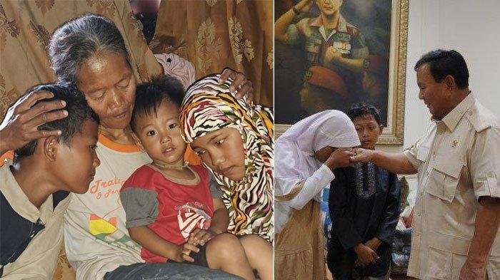 Prabowo Beri Hadiah Fantastis pada Anak Kembar yang Dibully Karena Kumpulkan Barang Rongsokan