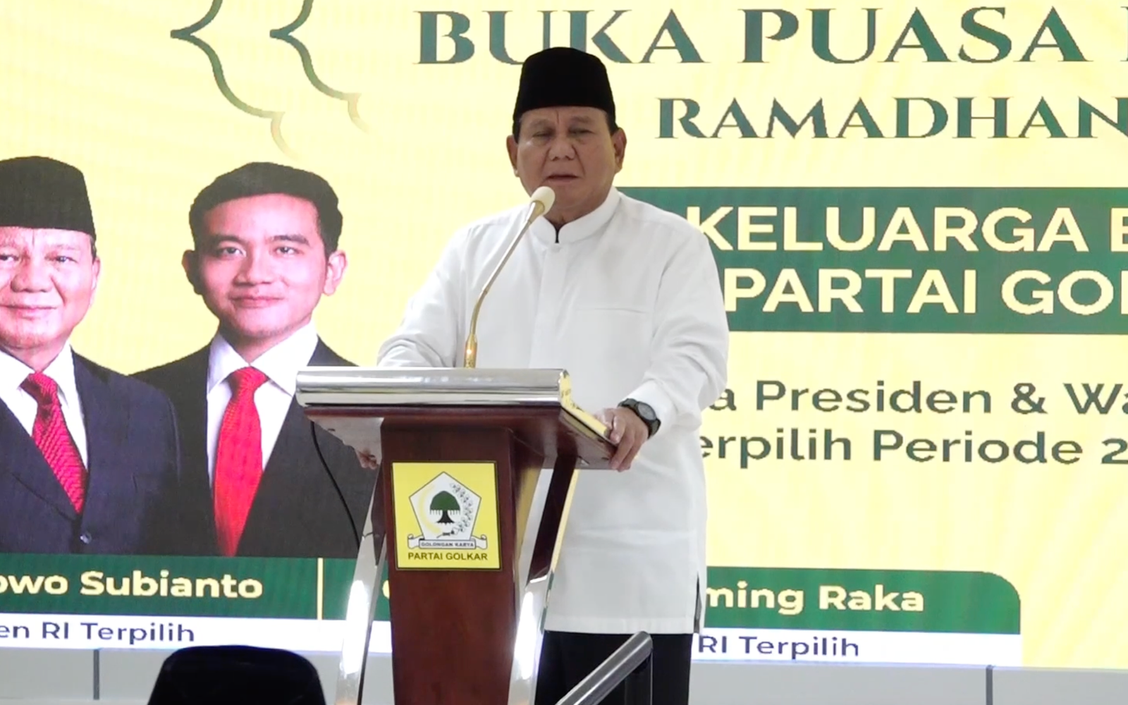 Prabowo Subianto : Kearifan Pemimpin Menjadi Kunci Menghadapi Tantangan dan Krisis