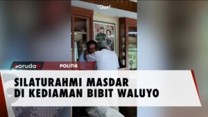 Momen Ketua DPD Gerindra Jateng Silaturahmi Kediaman Bibit Waluyo