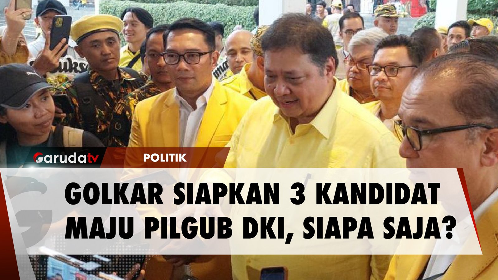 Ada Nama Ridwan Kamil! Golkar Siapkan 3 Nama Maju Di Pilgub DKI Jakarta