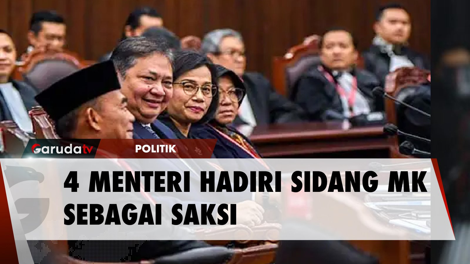 4 Menteri Hadiri Sidang Sengketa Pilpres 2024, Siapa Saja?