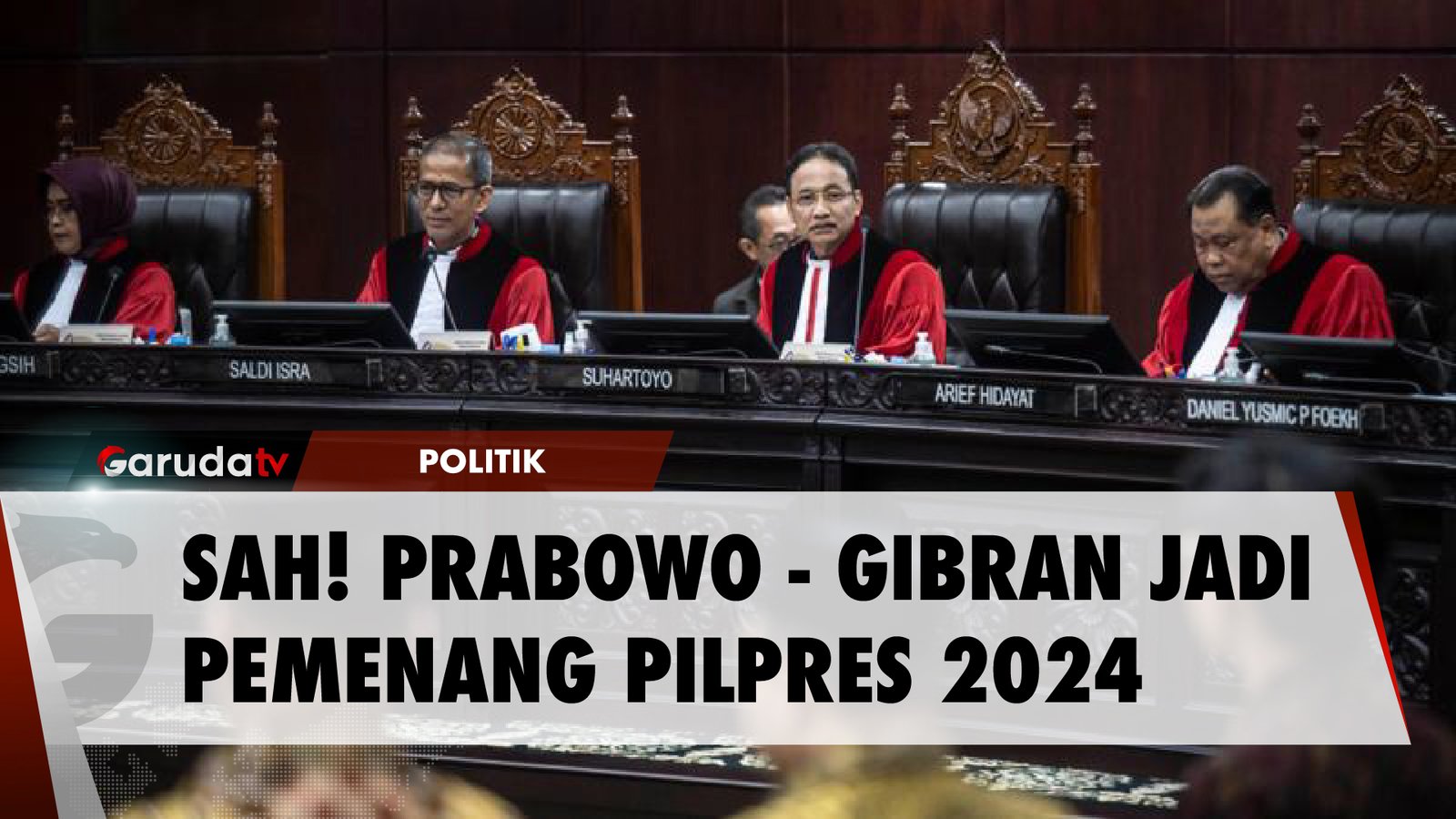 MK Tolak Gugatan Kubu 01 dan 03, Prabowo-Gibran Sah Menangkan Pilpres 2024!