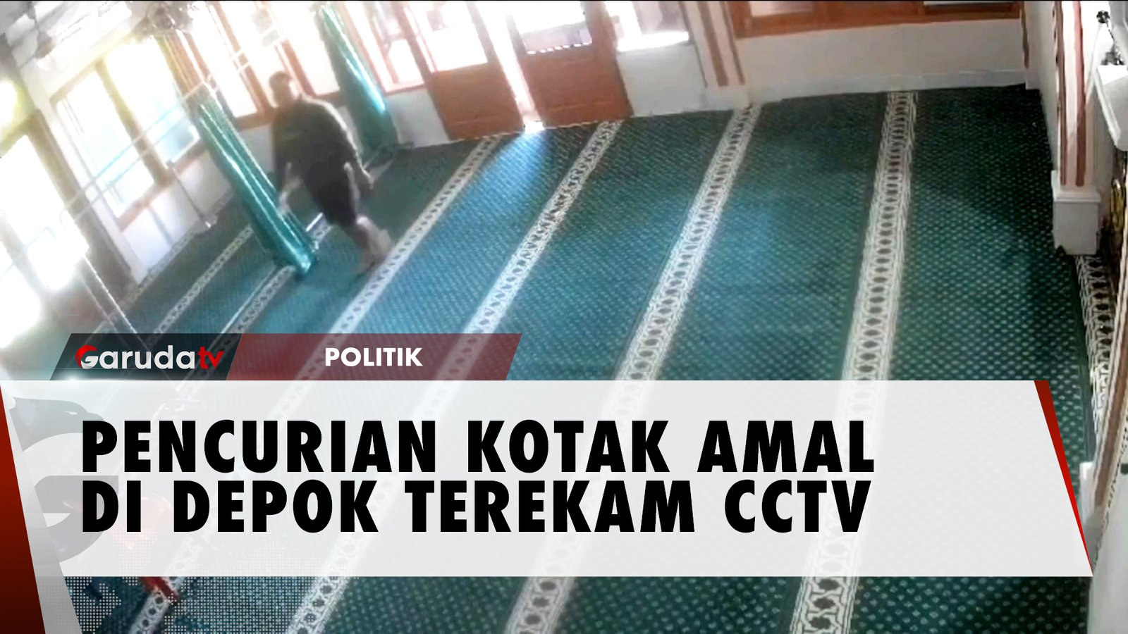 Aksi Pencurian Kotak Amal di Depok Terekam Kamera CCTV, Kerugian Capai 10 Juta Rupiah