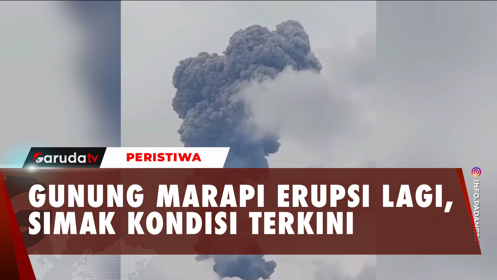 Gunung Marapi di Sumatera Barat kembali erupsi pada Rabu, 3 April kemarin. Dalam seminggu terakhir ini, Gunung Marapi sudah erupsi 2 kali.