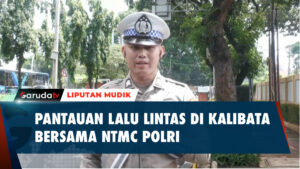 NTMC Polri: Pantauan Lalu Lintas di Kawasan Kalibata, Jakarta Selatan