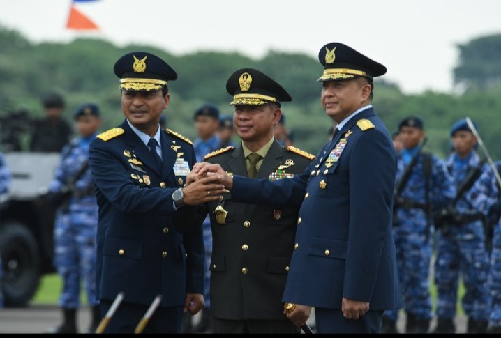 Panglima TNI Pimpin Upacara Sertijab KSAU di Halim Perdanakusuma
