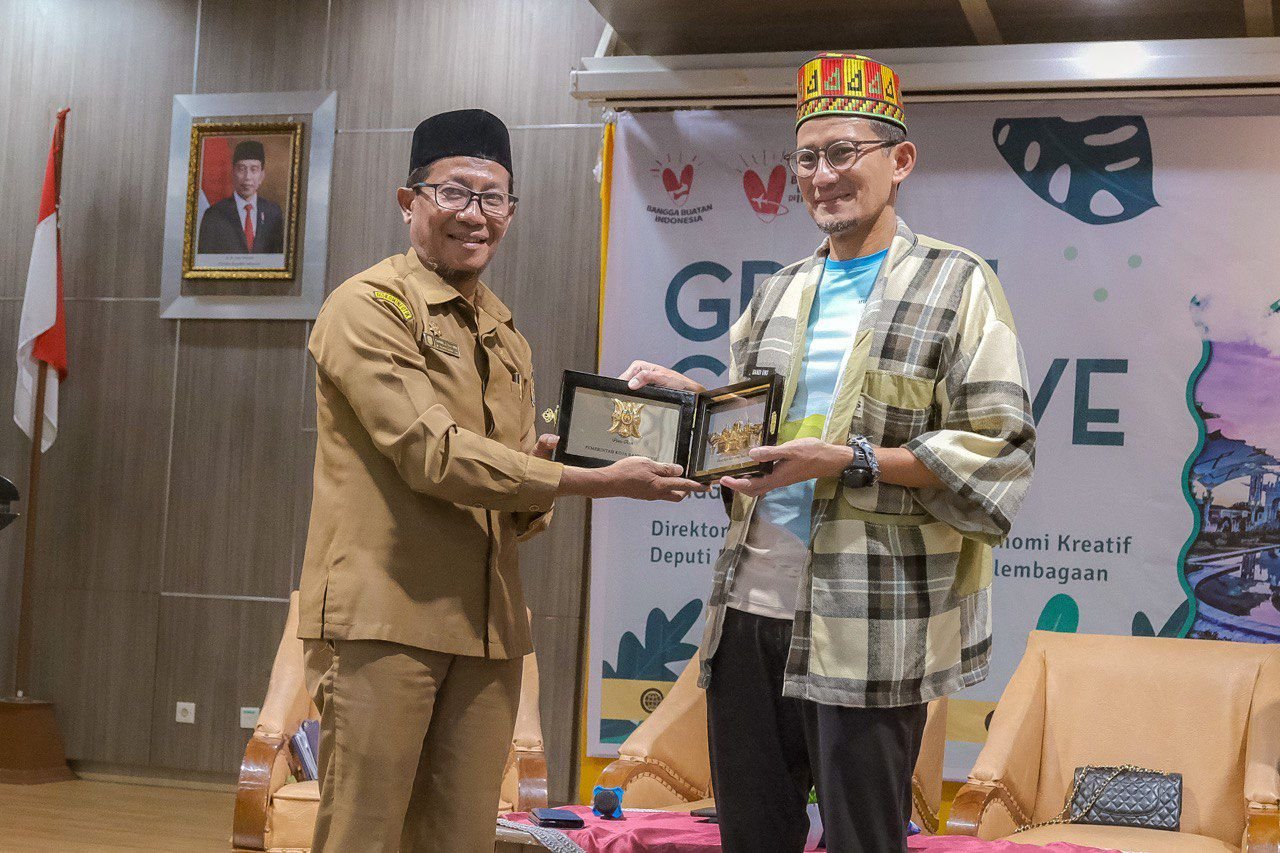 Menparekraf Ajak Pelaku Ekonomi Kreatif di Banda Aceh Menuju Konsep Green Creative