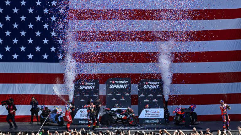 Maverick Vinales Menang di Sprint MotoGP Amerika