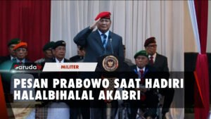 Momen Prabowo Subianto Hadiri Halalbihalal Akabri 1971-1975