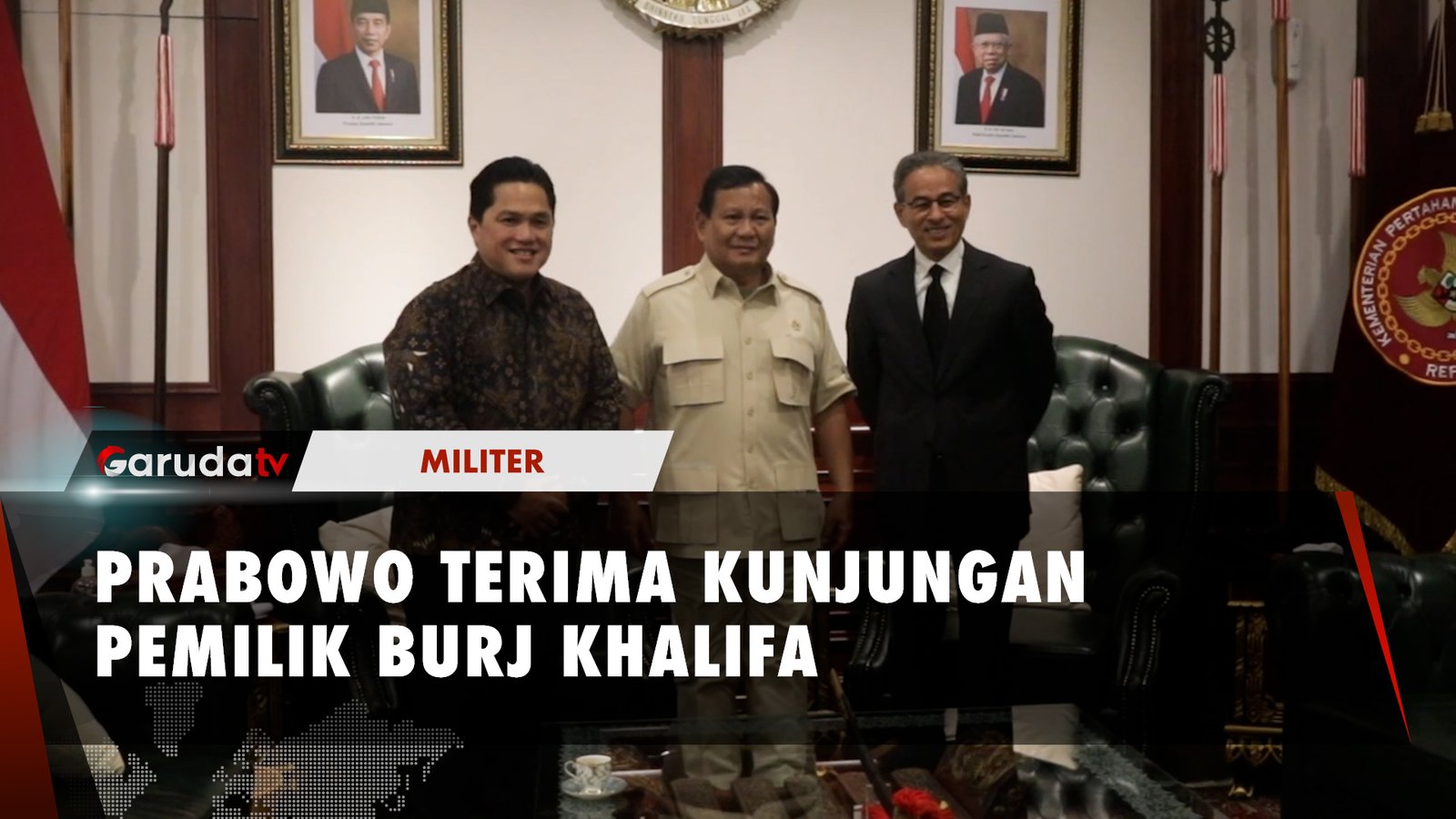 Pemilik Burj Khalifa Temui Prabowo di Kantor Kemhan, Ada Apa?