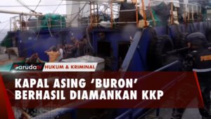 KKP Amankan 1 Kapal Ikan asal Asing 'Buron' di Laut Arafuru