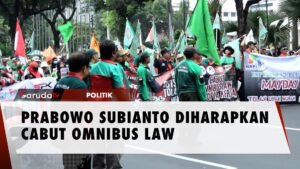 Buruh Berharap Presiden Terpilih Prabowo Subianto Cabut Omnibus Law