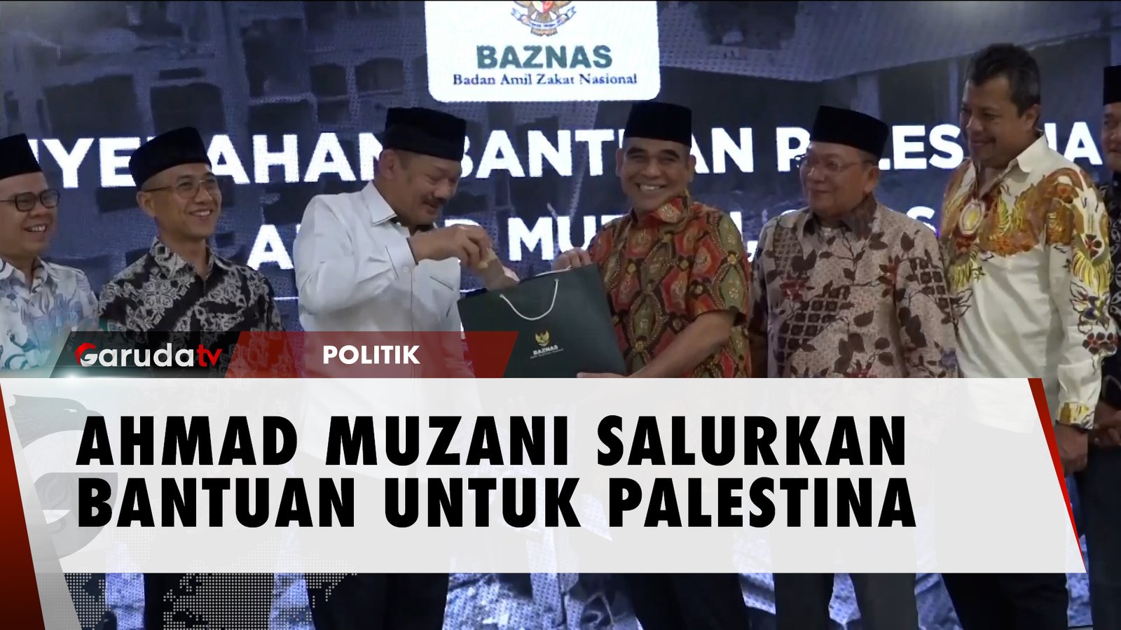 Bantu Palestina, Ahmad Muzani Serahkan Bantuan Kemanusiaan dari Hasil Lelang Sapi