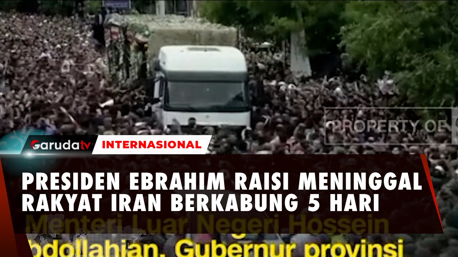 Iran dalam Masa Berkabung 5 Hari Menyusul Kematian Presiden republik Iran Ebrahim Raisi