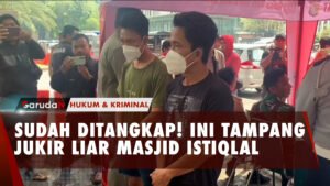 Patok Tarif Rp150 Ribu ke Jemaah Masjid Istiqlal, 2 Jukir Liar 'Dibungkus' Polisi