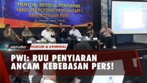 Persatuan Wartawan Indonesia (PWI) Nilai RUU Penyiaran Ancam Kebebasan Pers