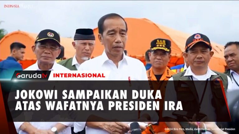 Presiden RI Joko Widodo Sampaikan Bela Sungkawa atas Wafatnya Presiden Iran Ebrahim Raisi