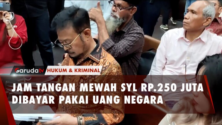 Pejabat Kementan Diminta Bayar Jam Tangan Mewah Rp.250 Juta Milik SYL