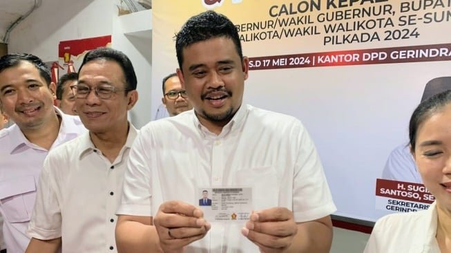 Walikota Medan Bobby Nasution resmi jadi Kader Partai Gerindra