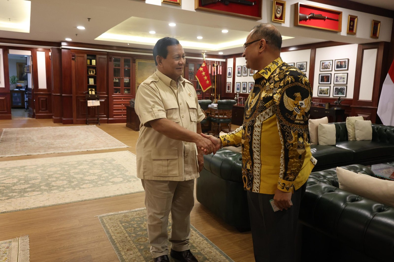 Tingkatkan Kerjasama, Dubes India Temui Menhan Prabowo di Kemhan