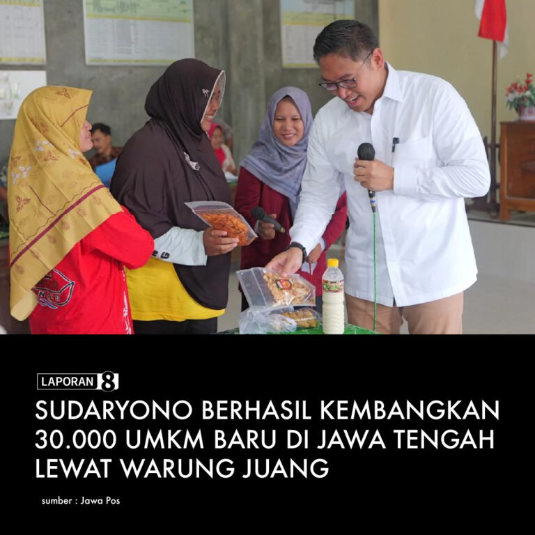 Sudaryono Kembangkan Warung Juang, Membangkitkan Semangat UMKM dan Desa di Indonesia