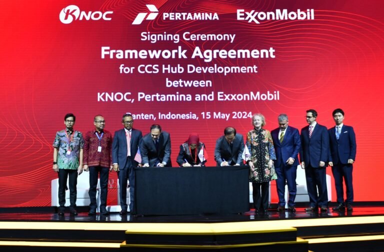 Pertamina, KNOC, dan ExxonMobil Jalin Kerjasama Strategis untuk Pengembangan CCS