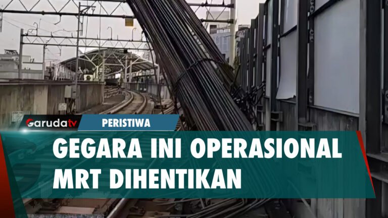 Operasional MRT Sempat Dihentikan Akibat Adanya Crane Tepat di Depan Gedung Kejaksaan Agung