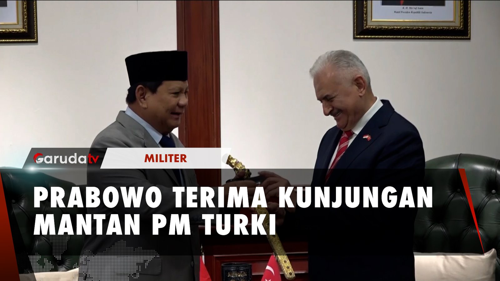 Menhan Prabowo Bertemu Mantan PM Turki, Bahas Apa?