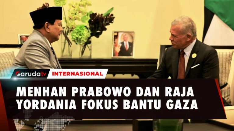 Penghujung KTT Darurat Gaza, Menhan Prabowo Kembali Bertemu Raja Yordania