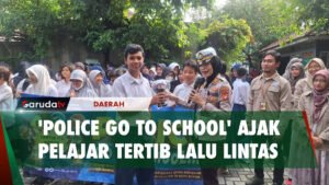 Polisi Ajak Pelajar Tertib Lalu Lintas Lewat “Police Go To School”