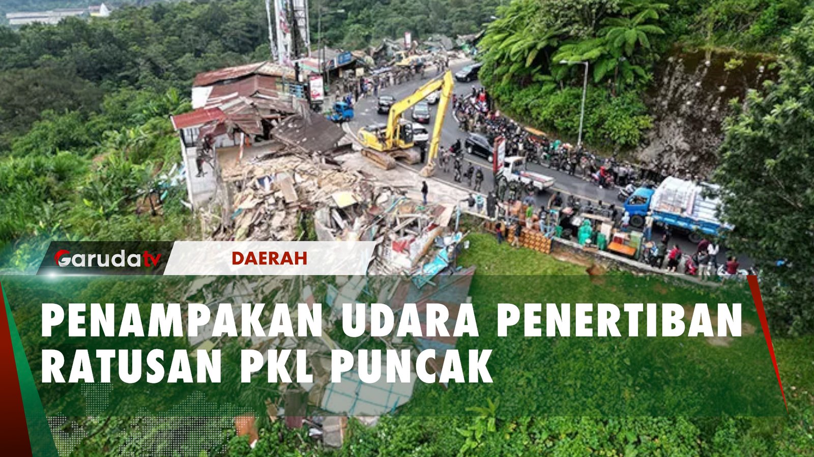 Beginilah Penampakan Terkini Kios PKL di Puncak Bogor Seusai Ditertibkan