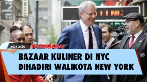 Walikota New York Hadiri Pasar Malam Berbasis Bazaar Kuliner Indonesia di NYC