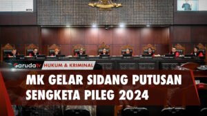 MK Bacakan Putusan Perkara Sengketa Pileg 2024