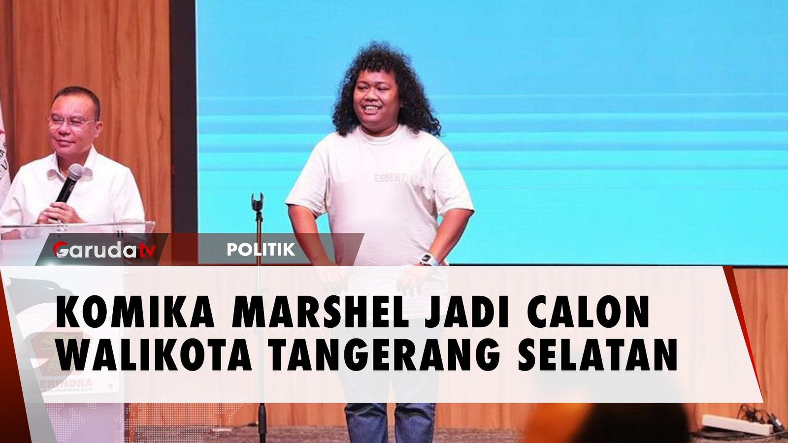 Gerindra Resmi Usung Komika Marshel Widianto di Pilkada Tangsel