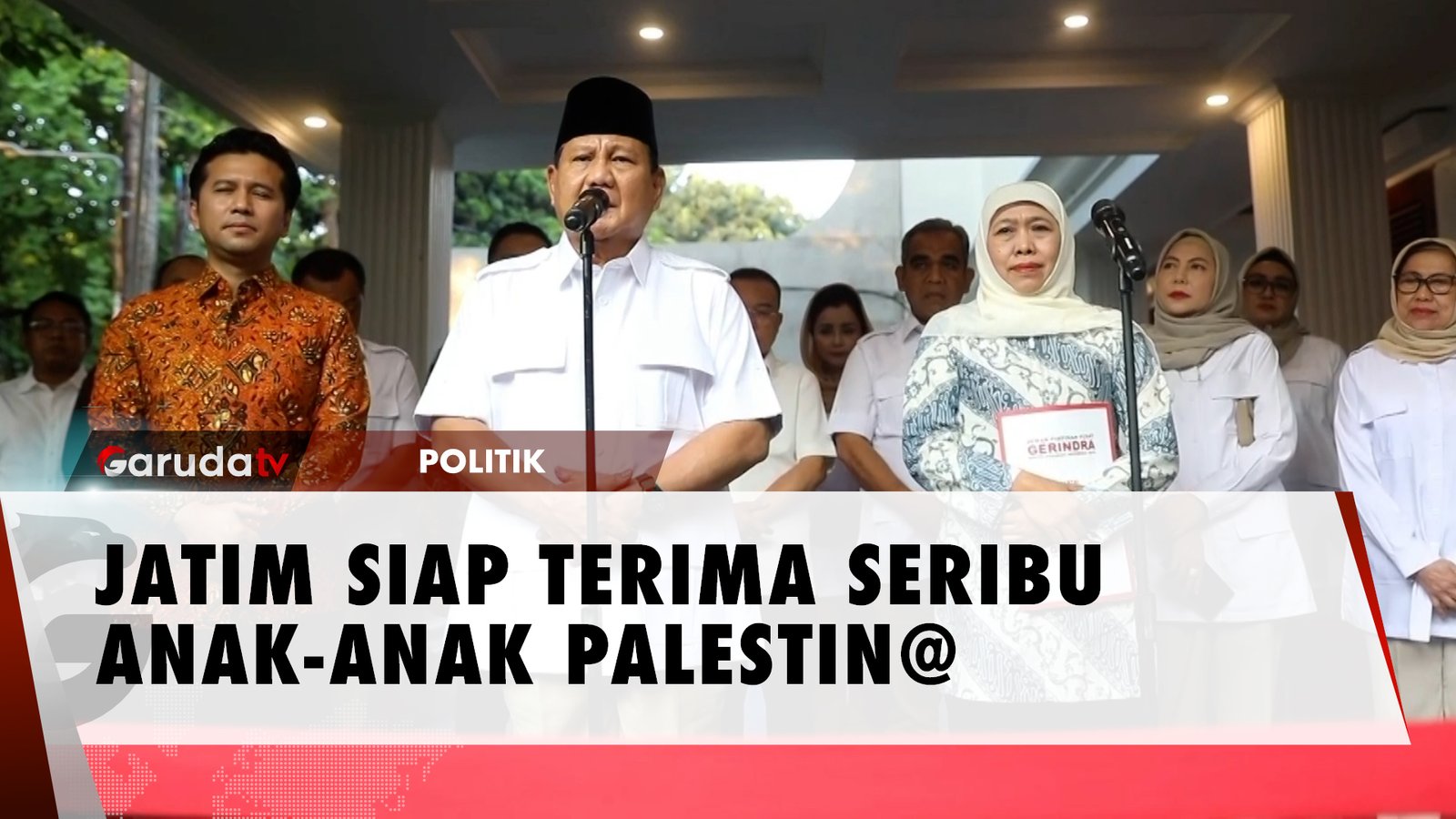 Prabowo Sambut Positif Gagasan Khofifah, Ponpes Jatim Didik 1.000 Anak Palestina